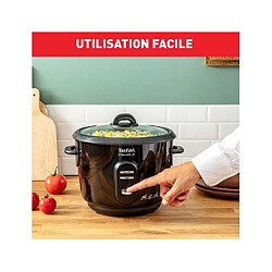 Cuiseur à riz 3l 500w noir métallisé - rk102811 - TEFAL pas cher