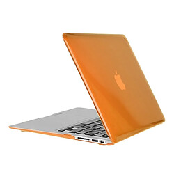 Avis Wewoo Housse Étui Orange pour Macbook Air 13,3 pouces Chapeau-Prince 3 en 1 Crystal Hard Shell de protection en plastique avec Keyboard Guard & Port prise de poussière