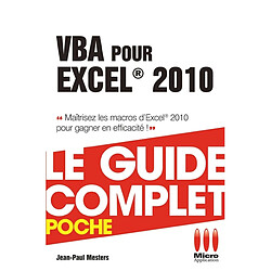 VBA pour Excel 2010 - Occasion