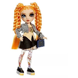 Rainbow High - Sparkle & Shine - Poupée mannequin de 27cm - Orange - Jambes avec liquide pailletés - Des 4ans