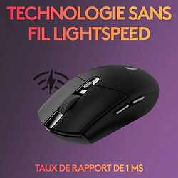 Souris LOGITECH G - Gaming sans fil G305 LIGHTSPEED Noir