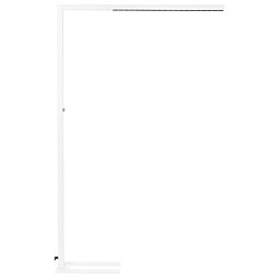 Beliani Lampadaire en métal blanc 194 cm à LED MENSA