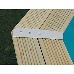 Avis Kit finition margelles pour piscine bois octogonale ou hexagonale - Ubbink