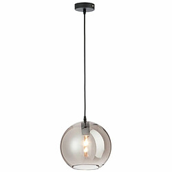 Paris Prix Lampe Suspension en Verre Boule 210cm Argent