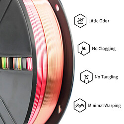 Acheter None Filament PLA arc-en-ciel ERYONE pour imprimante 3D 1 kg (2,2 lb) / Bobine