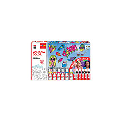 Marabu KiDS Kit Window Color 'Party Pack', 6 x 80 ml ()