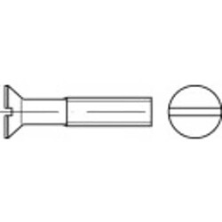 Vis à tête fraisée TOOLCRAFT 134150 200 pc(s) M2 5 mm tête fraisée plat acier DIN 963