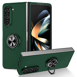 Htdmobiles Coque pour Samsung Galaxy Z Fold 5 5G - housse etui rigide bague anti choc magnetique - VERT