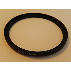 Adaptateur filtre Step-Up vhbw 72mm-77 mm Noir pour appareil photo Agfa, Agfaphoto, Canon, Casio, Fujifilm, Kodak, Minolta, Nikon, Olympus