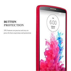 Acheter Cadorabo Coque LG G3 Etui en Rouge