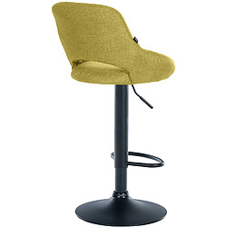 Non Tabouret de bar Milet tissu noir pas cher