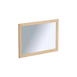 Vente-Unique Miroir rectangulaire avec contour placage chêne - L50 x H70 cm - TIMEA