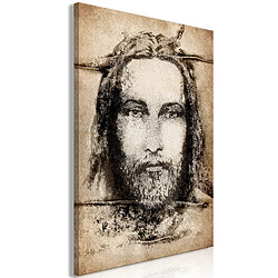 Artgeist Tableau - Shroud of Turin in Sepia (1 Part) Vertical [20x30]