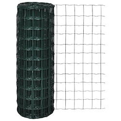 vidaXL Clôture euro Acier 10 x 1,5 m Vert