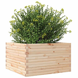 Avis vidaXL Jardinière 80x80x45,5 cm bois de pin massif