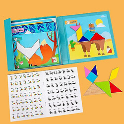 Universal Bébé Enfant Apprentissage Éducation Magnétique Puzzle 3D Puzzle Tangram Jeu Pensée Logique Formation