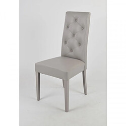 Dansmamaison Duo de chaises Gris clair - SIENA