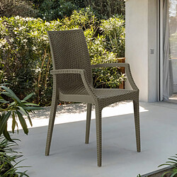 Grand Soleil Chaises de jardin fauteuil accoudoirs ba