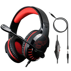 Spirit of Gamer Casque Gamer PC SWITCH et multimédia Tour d'oreille + Microphone + Connecteurs 3,5 mm Basse puissantes HQ