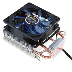 Bleu de dissipateur thermique de refroidisseur de processeur 4 de fil de la broche 4 du ventilateur 4 de refroidissement de l'unité centrale de traitement LED