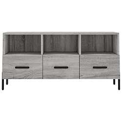 Acheter vidaXL Meuble TV sonoma gris 102x36x50 cm bois d'ingénierie