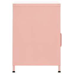 Acheter Maison Chic Table de chevet | Table de nuit Rose 35x35x51 cm Acier -GKD22418