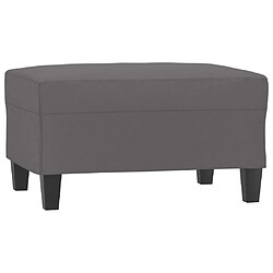 Maison Chic Repose-pied,Tabouret confortable Gris 70x55x41 cm Similicuir -MN56624