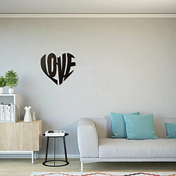 EPIKASA Décoration Murale en Métal Love 9