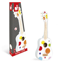 Juratoys-Janod Guitare confetti blanche janod