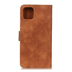 Avis Wewoo Coque Pour iPhone 11 PU + TPU Etui à rabat en cuir avec support logements cartes et porte-monnaie Marron