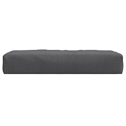 Avis vidaXL Coussin de palette anthracite mélangé 60x60x10 cm tissu