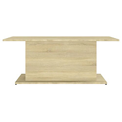 Acheter vidaXL Table basse chêne sonoma 102x55,5x40 cm bois d'ingénierie