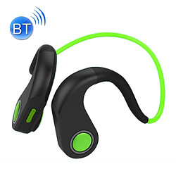 Wewoo Casque Bluetooth Sport vert pour iPhone, Samsung, Huawei, Xiaomi, HTC et autres téléphones intelligents ou autres périphériques audio Conduction osseuse V4.1 + EDR Sports sur l'oreille avec micro, support NFC,