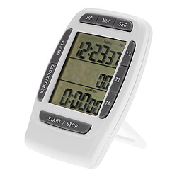 Avis Universal Minuteur LCD numérique portable multicanal à 3 canaux, horloge à compte à rebours précis, minuteur multicanal, minuteur multipièce