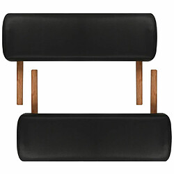 Acheter Bcelec HM2523-BLACK Table de massage pliante en bois 210x80x80cm noire, + Sac, Max. 250kg