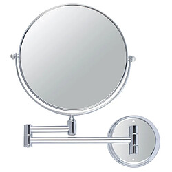 Universal Loupe chromée Accessoires de salle de bain Miroir de maquillage Distance réglable 360 Rotation | Miroir de bain