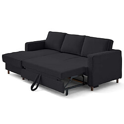 Avis Lisa Design Jake - canapé d'angle gauche 4 places convertible avec coffre en fausse fourrure