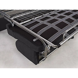 Inside 75 Canapé convertible MIDNIGHT express 140 cm matelas 16 cm neo anthracite pas cher