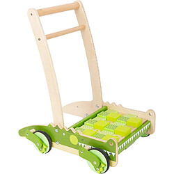 Small Foot chariot trotteur pour marche et motricité Foot- Babytoys vert