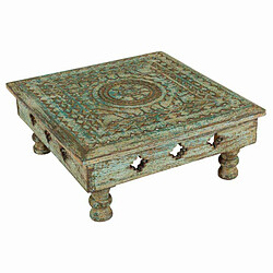 Table Basse Alexandra House Living Bleu 33 x 14 x 33 cm