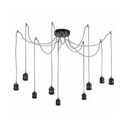 Kokoon Design Lampe suspendue design UTOPIA BLACK 23x23x150 cm