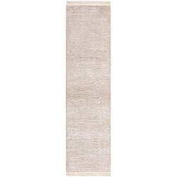 Vidal Tapis de couloir en laine 297x79 brun Darya