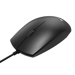 Riffi Aula AM100 Souris ergonomique pour PC/ordinateur portable avec 3 boutons/1200 dpi/câble USB/noir