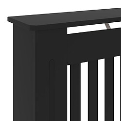 Acheter vidaXL Cache-radiateur MDF Noir 78 cm