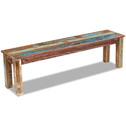 vidaXL Banc Bois de récupération massif 160x35x46 cm