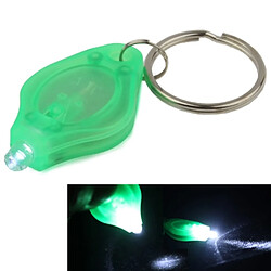 Wewoo Mini lampe torche LED vert Mini de poche Porte clés