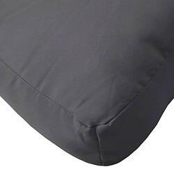 Acheter vidaXL Coussin de palette anthracite 60x60x8 cm tissu oxford