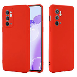 Coque en silicone anti-scratch, avec sangle, rouge pour votre OnePlus 9RT 5G