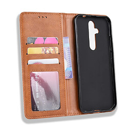 Avis Wewoo Housse Coque Étui en cuir à boucle magnétique avec rétro pour Crazy Horse Texture horizontale Nokia X71 / 8.1 Plusavec support et emplacements cartes et cadre photo Marron