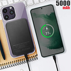 Coque pour iPhone 14 Pro et Powerbank 5000 mAh Magsafe Swissten Transparent pas cher